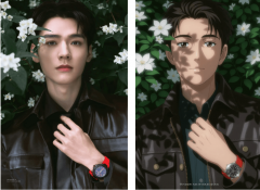 钟后就获得了一张绝美动漫图：看着社交上屡见